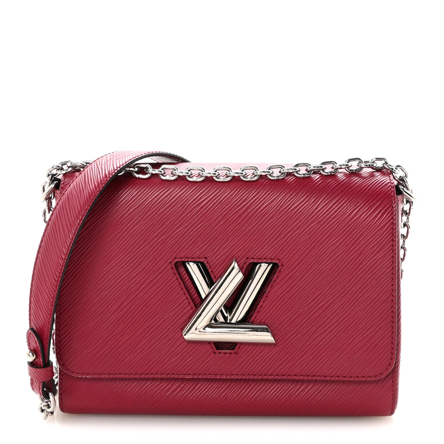 Louis Vuitton Epi Twist Shoulder Bag MM Fuchsia