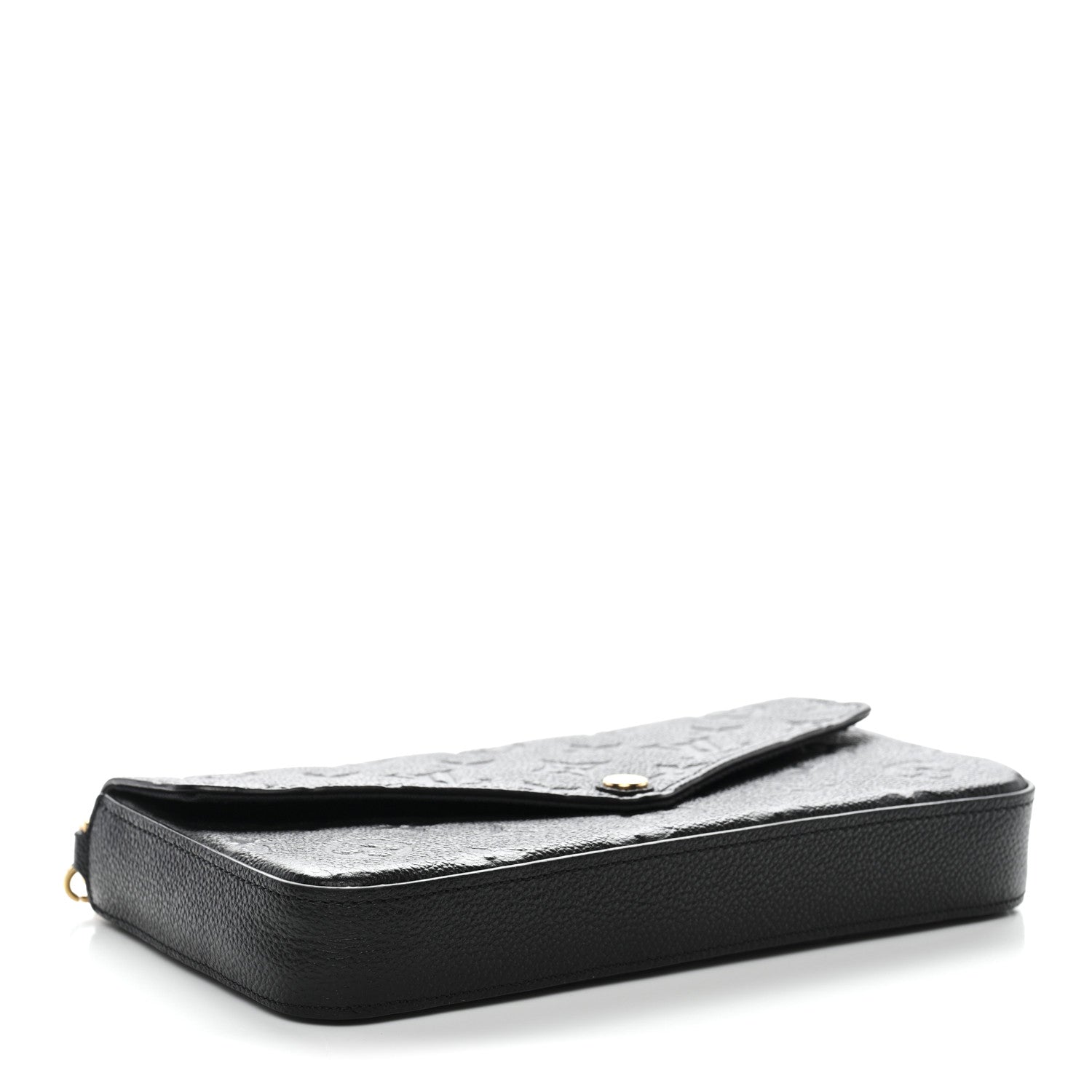 Louis Vuitton Empreinte Pochette Felicie Chain Wallet Black