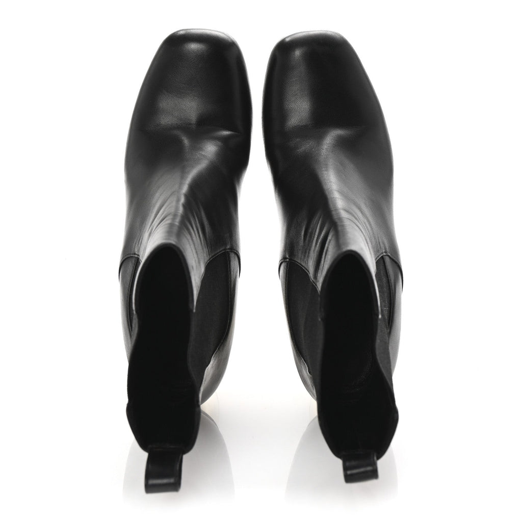 Gucci Nappa Charlotte Ankle Boots 37 Black