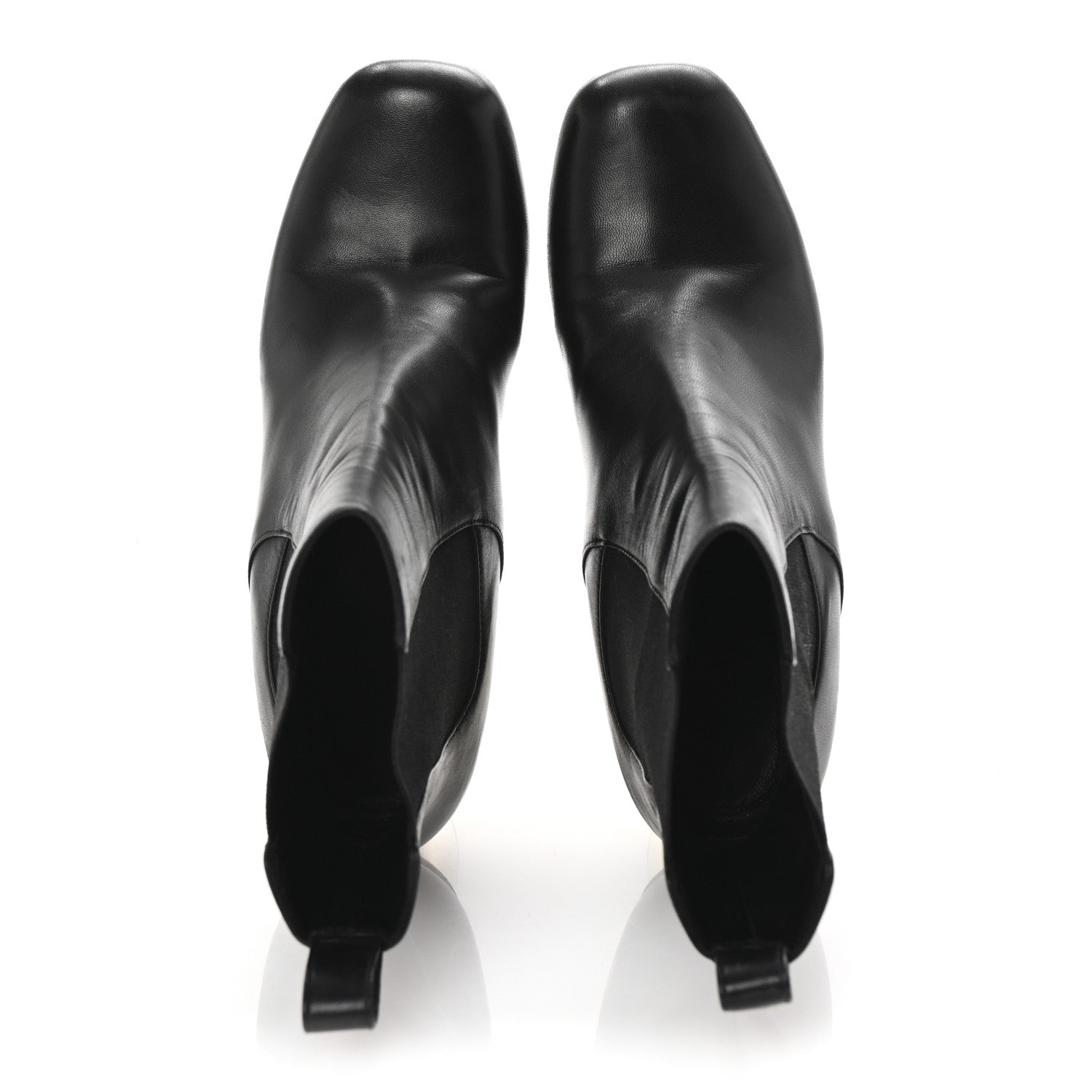 Gucci Nappa Charlotte Ankle Boots 37 Black