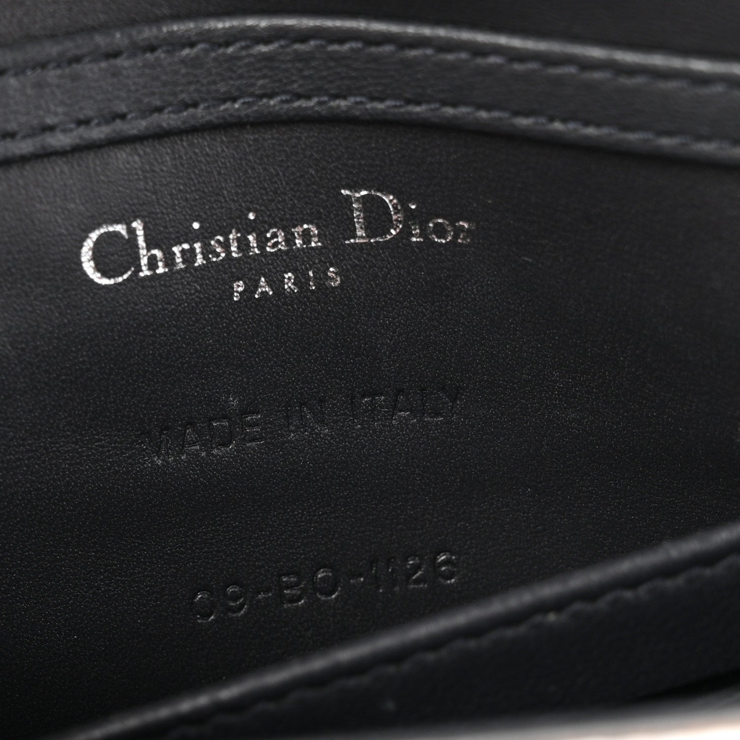 Christian Dior Metallic Patent Micro-Cannage Baby Diorama Flap Bag Silver