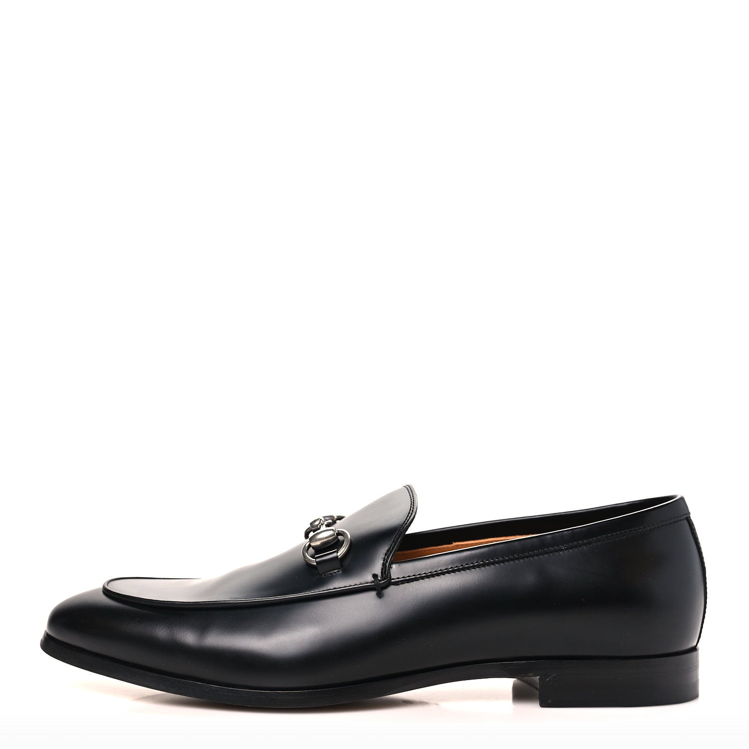 Gucci Betis Glamour Calfskin Mens Jordaan Loafers 9.5 Black