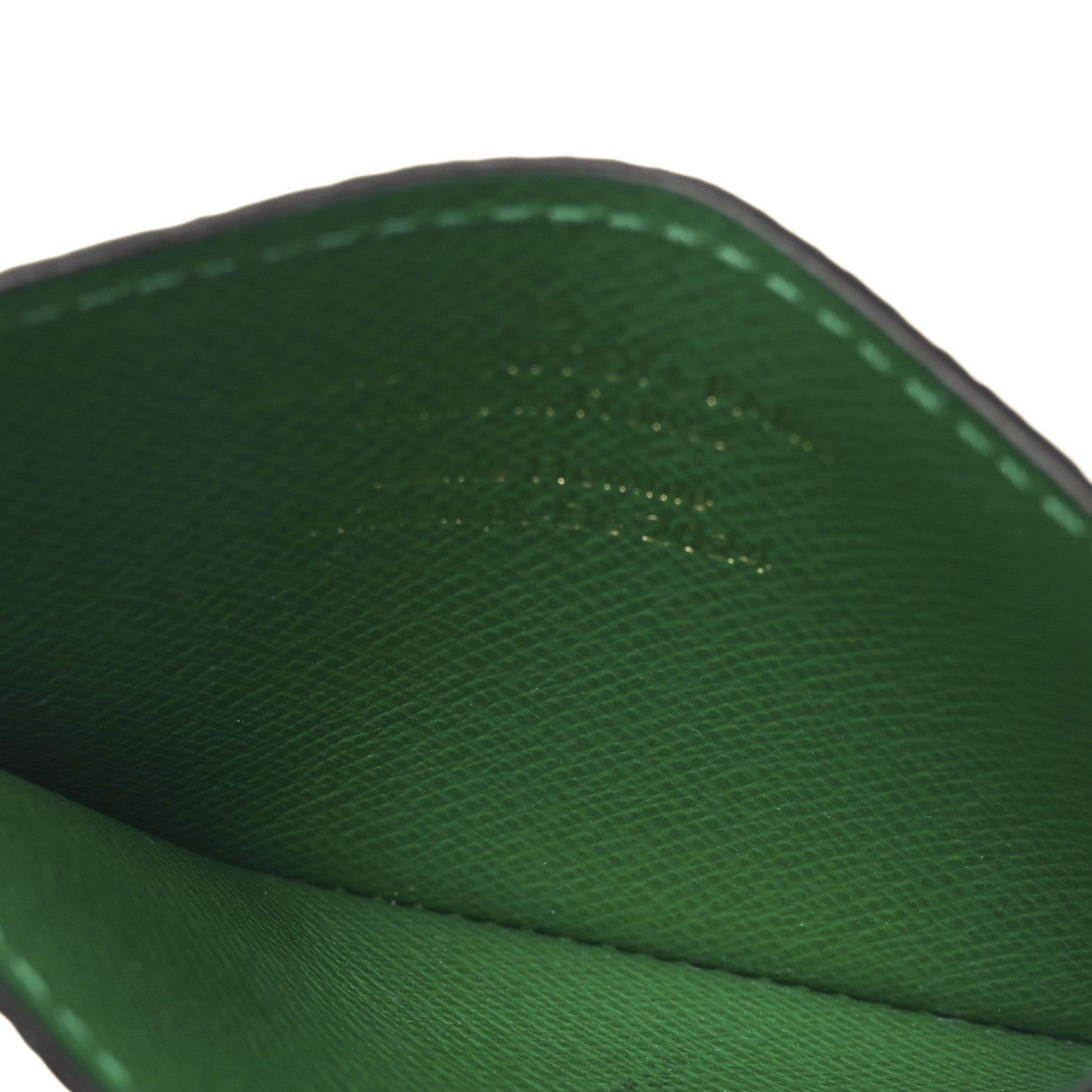 Louis Vuitton Damier Pop Porte Cartes Simple Card Holder Green