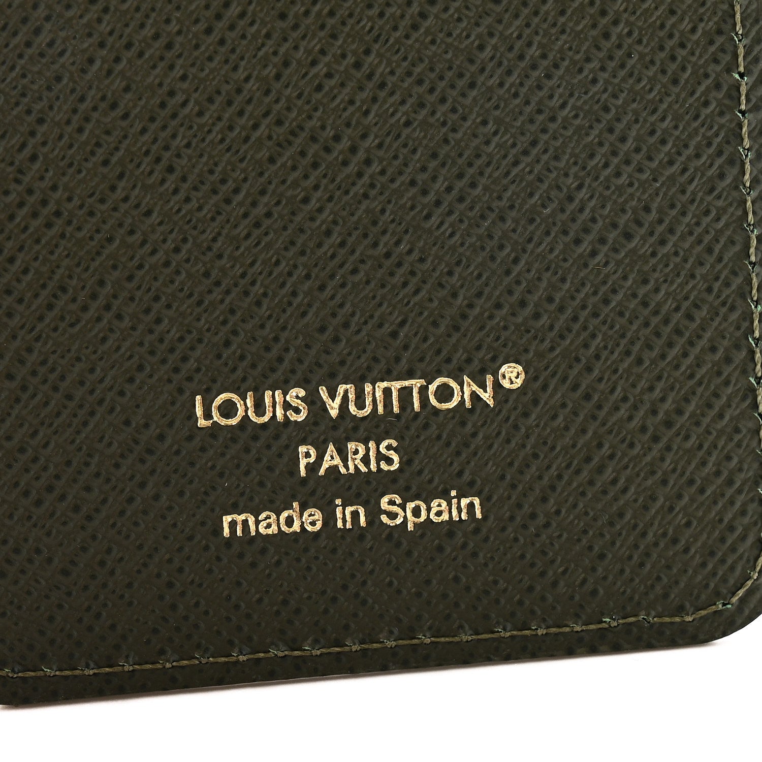 Louis Vuitton Monogram Heritage Magnetic Card Holder Khaki