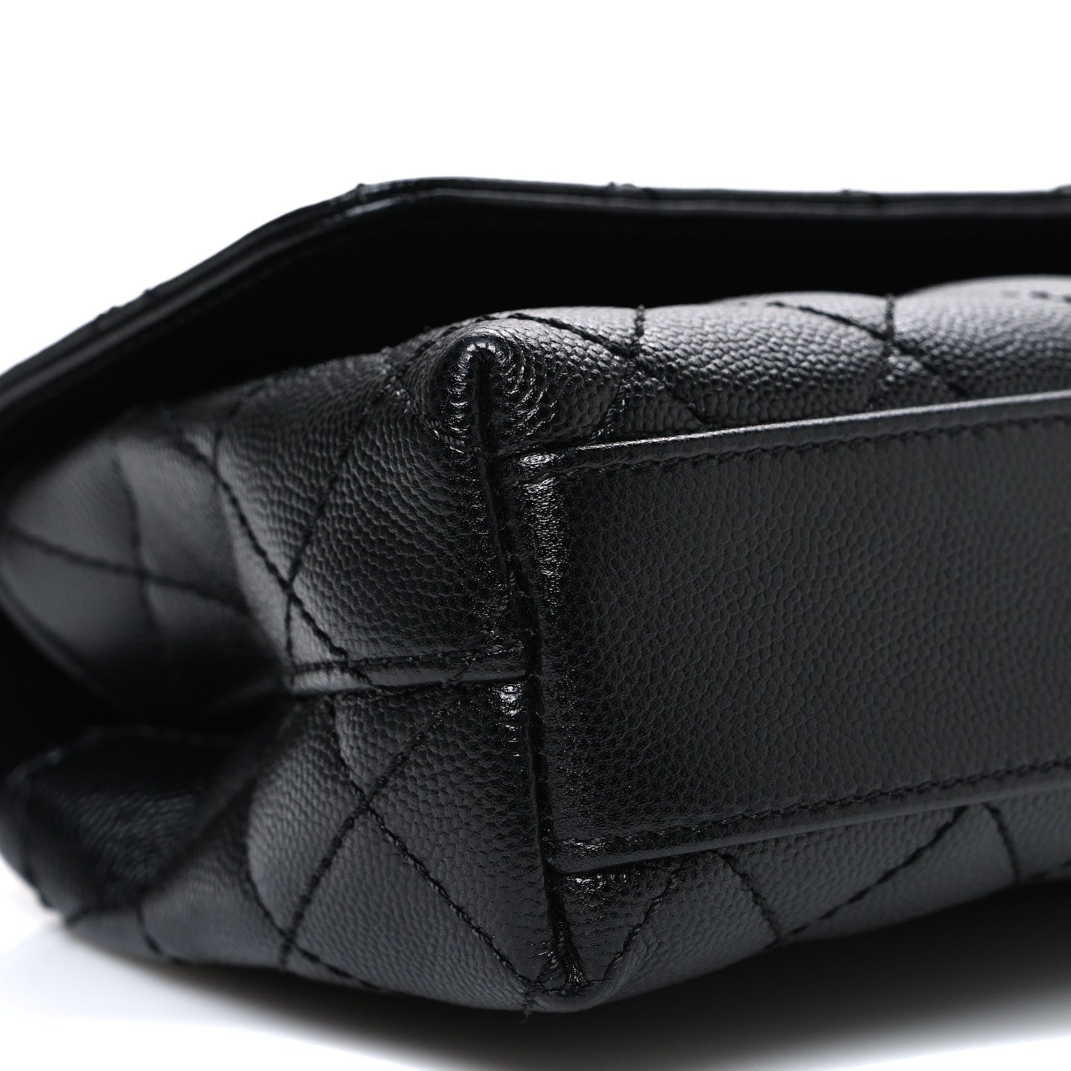 Chanel Caviar Quilted Maxi East West Coco Handle Flap Black