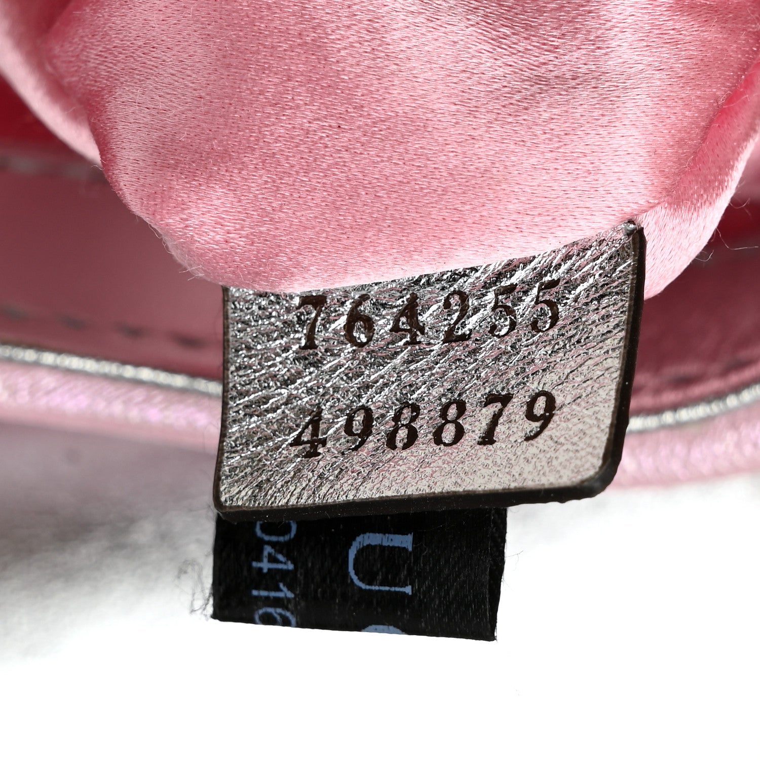 Gucci Iridescent Nappa Vertical Matelasse Medium Maxi Horsebit Chain Shoulder Bag Escape Pink