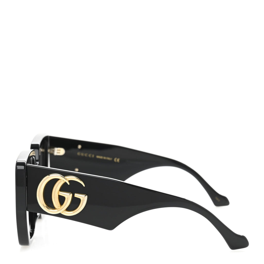 Gucci Acetate Square Frame Sunglasses GG0956S Black