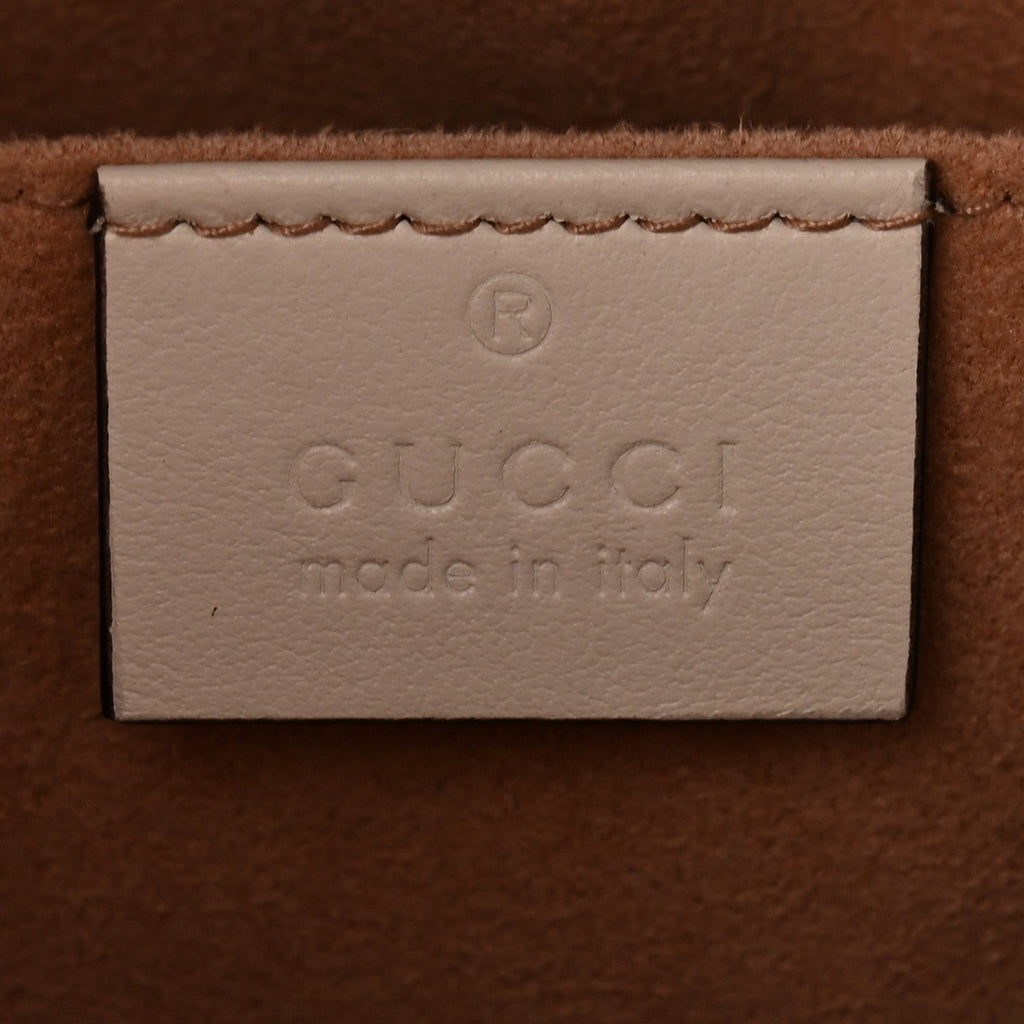 Gucci Calfskin Matelasse GG Marmont Dome Backpack White