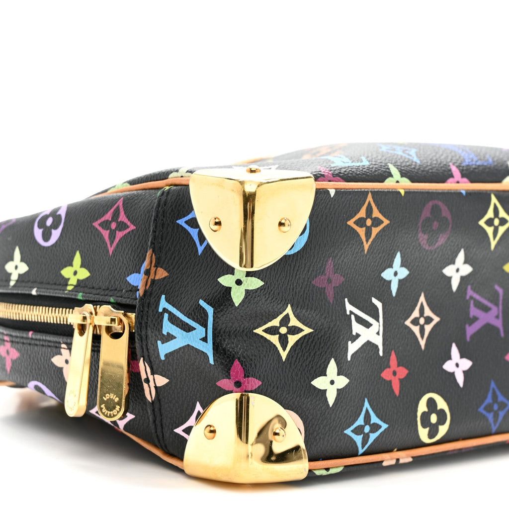 Louis Vuitton Monogram Multicolor Trouville Black