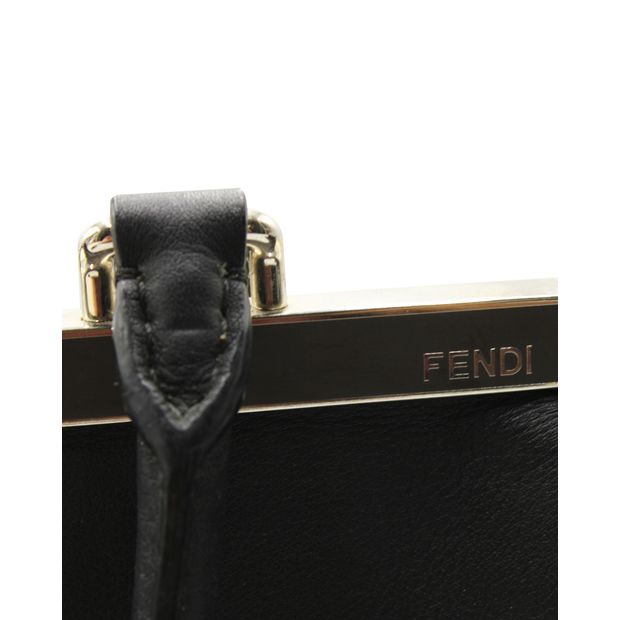 FENDI Black 3Jours Leather Handbag