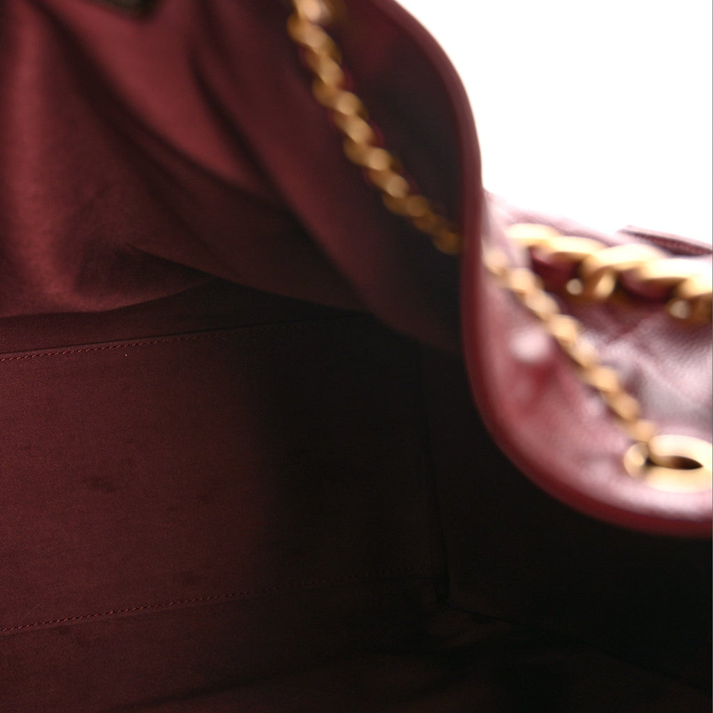 Chanel Caviar Quilted Medium Chanel 25 Handbag Burgundy