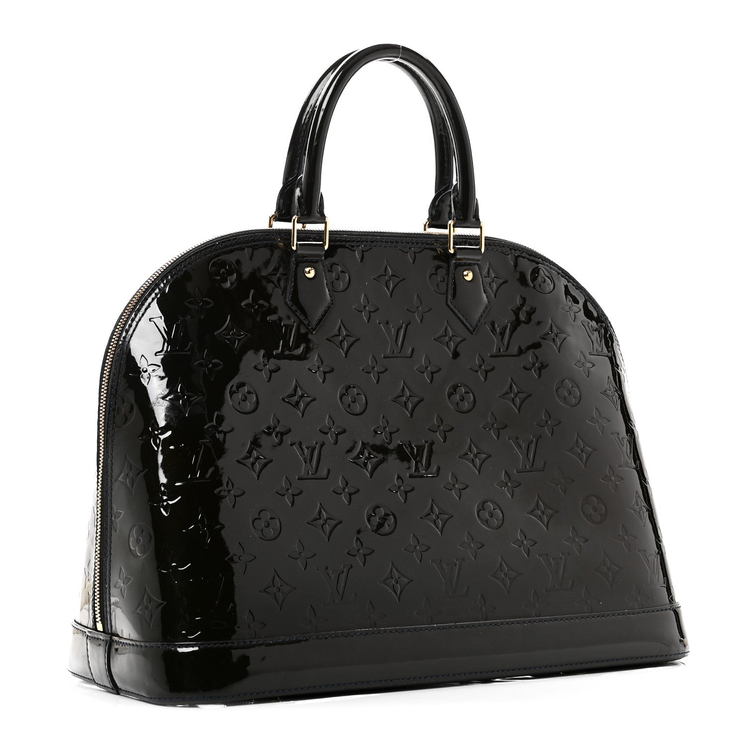 Louis Vuitton Vernis Alma GM Blue Nuit