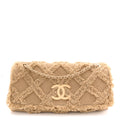 Chanel Tweed Nature Flap Dark Beige