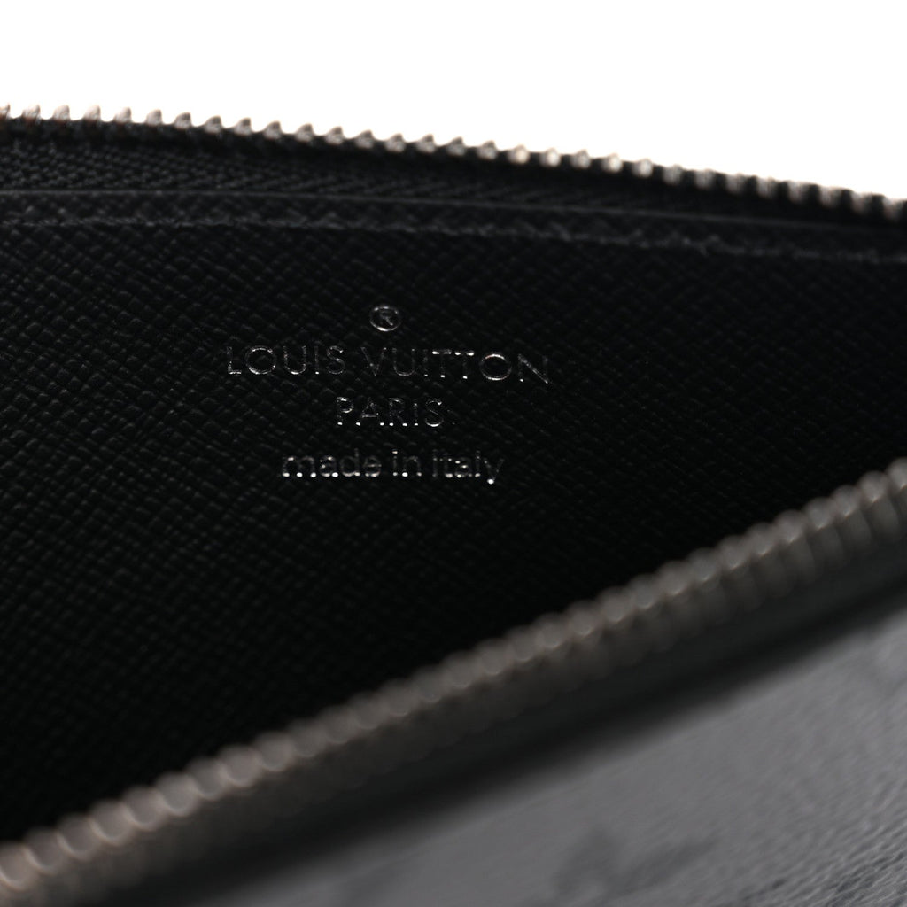 Louis Vuitton Reverse Monogram Eclipse Taiga Coin Card Holder