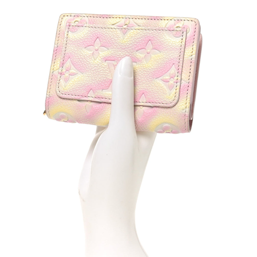 Louis Vuitton Empreinte Monogram Summer Stardust Clea Wallet Pink