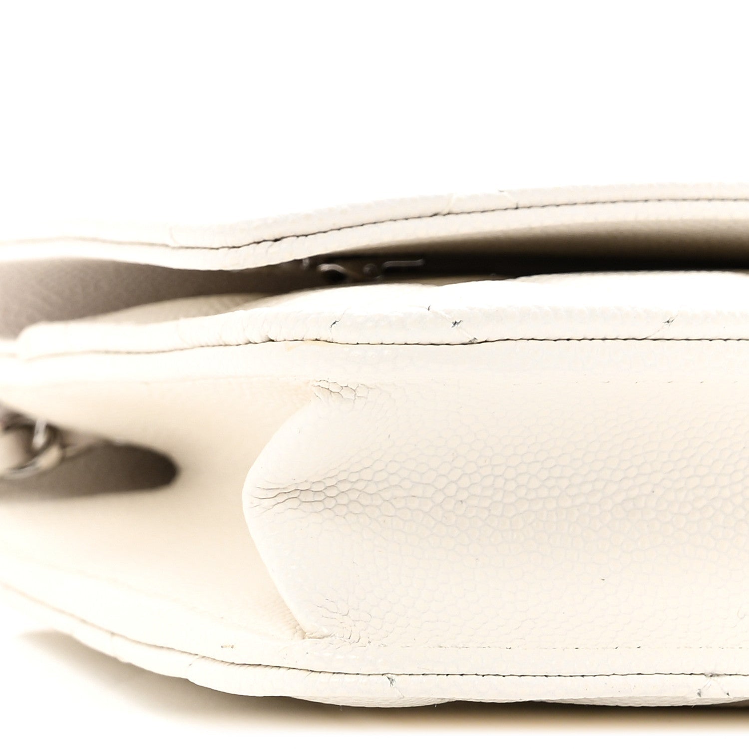 Chanel Caviar Quilted Chanel 19 Wallet On Chain WOC White Pink