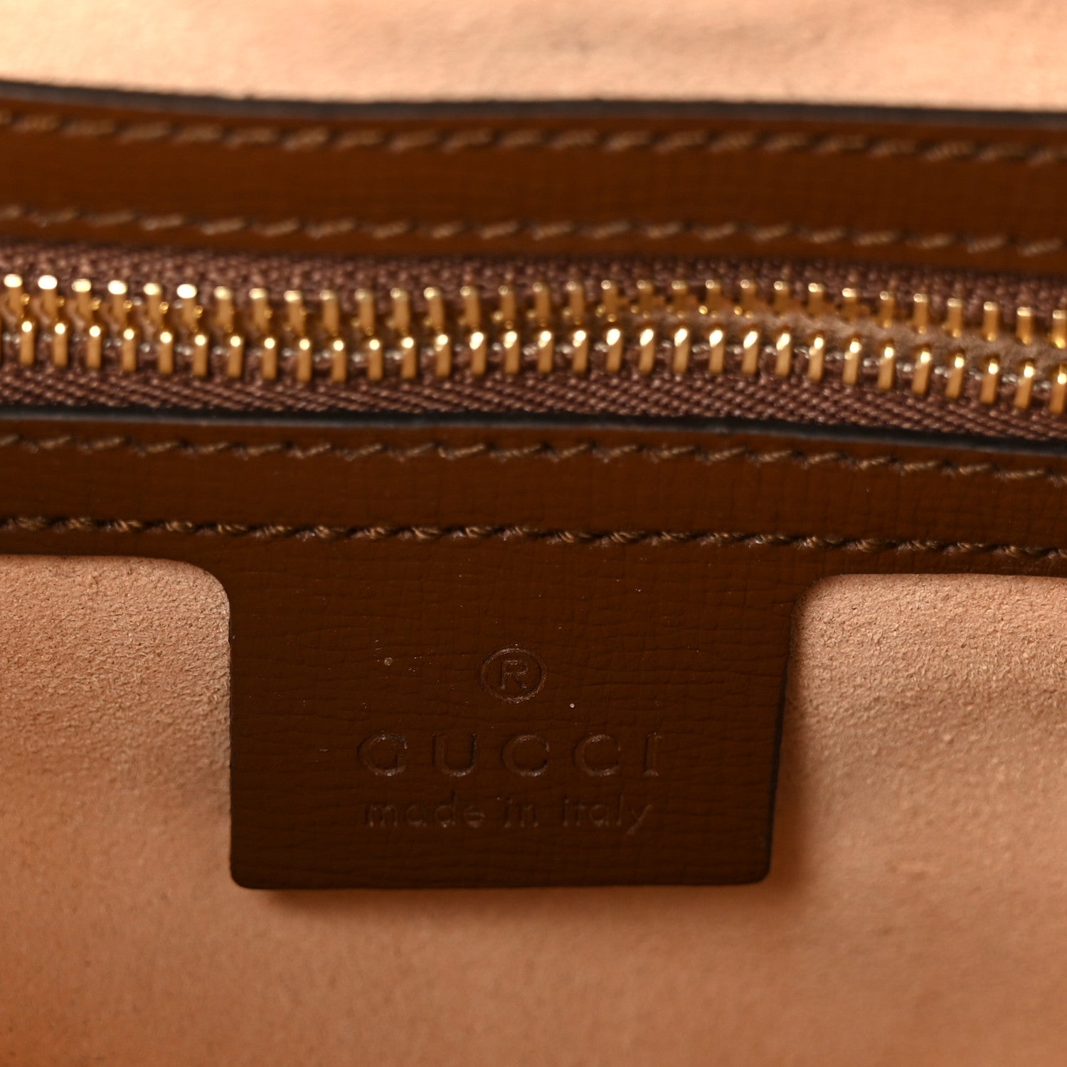 Gucci GG Supreme Monogram Azalea Calfskin Web Small Jackie 1961 Hobo Beige Ebony Brown Sugar