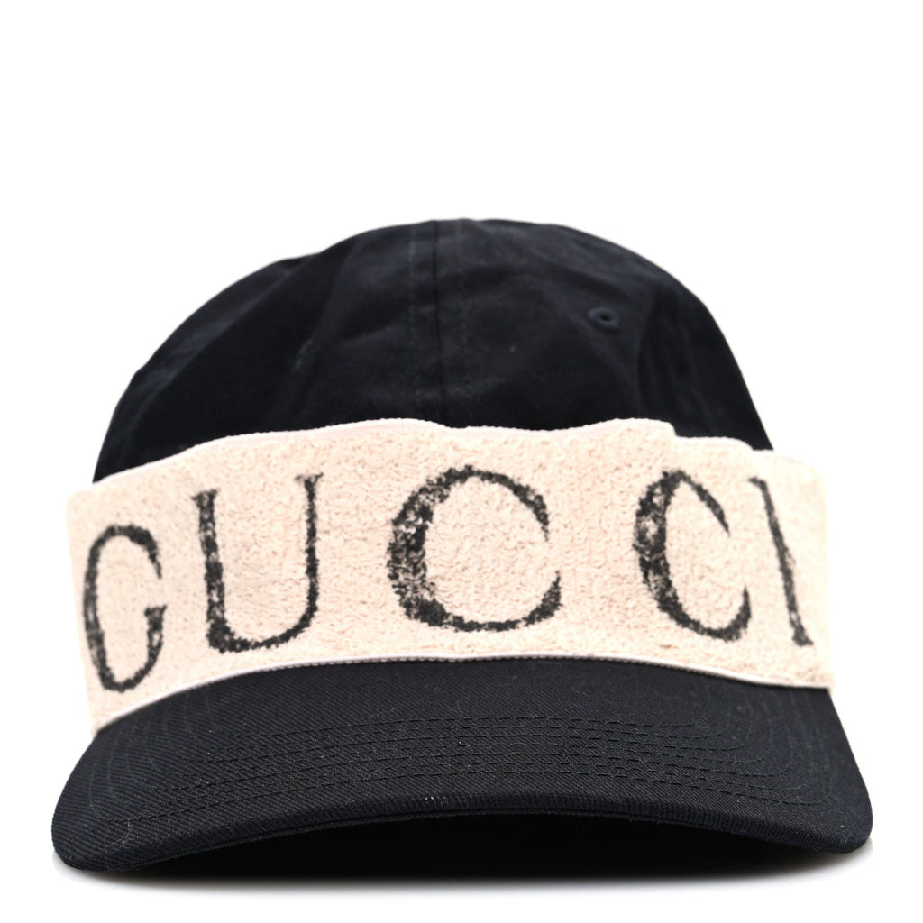 Gucci Gabardine Gucci Headband Baseball Hat L Black