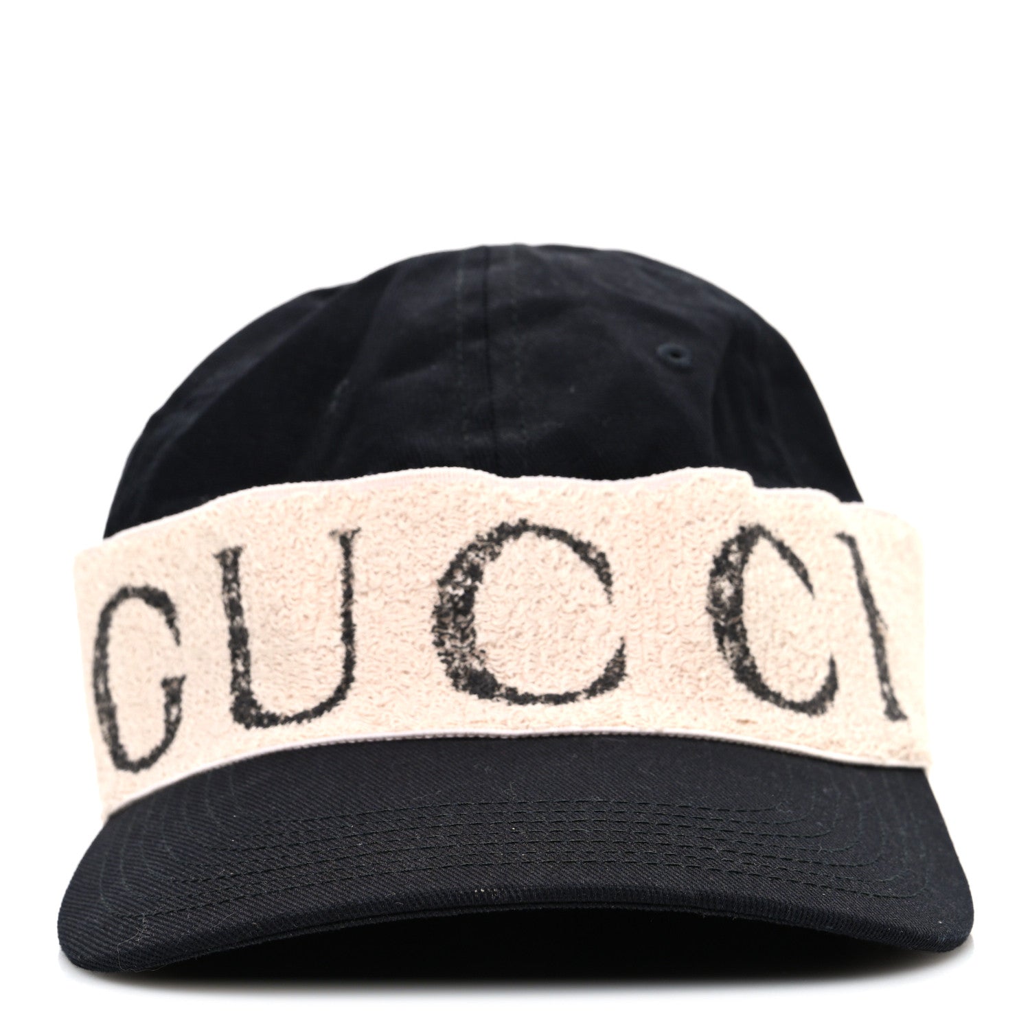 Gucci Gabardine Gucci Headband Baseball Hat L Black
