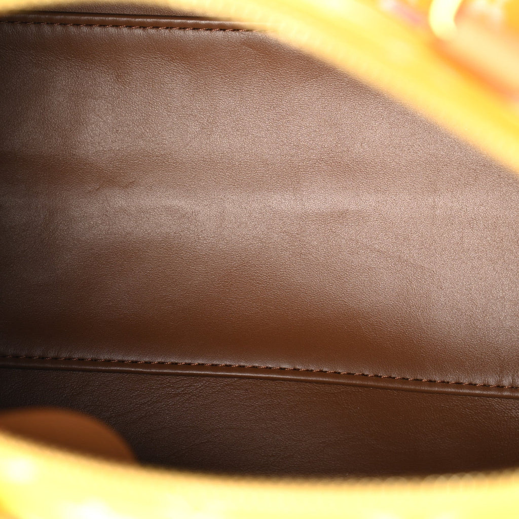 Louis Vuitton Calfskin Monogram Speedy P9 Bandouliere 25 Jaune Mat