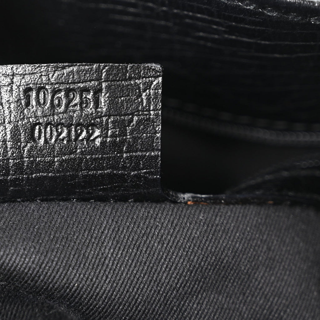 Gucci Monogram Large Tote Black