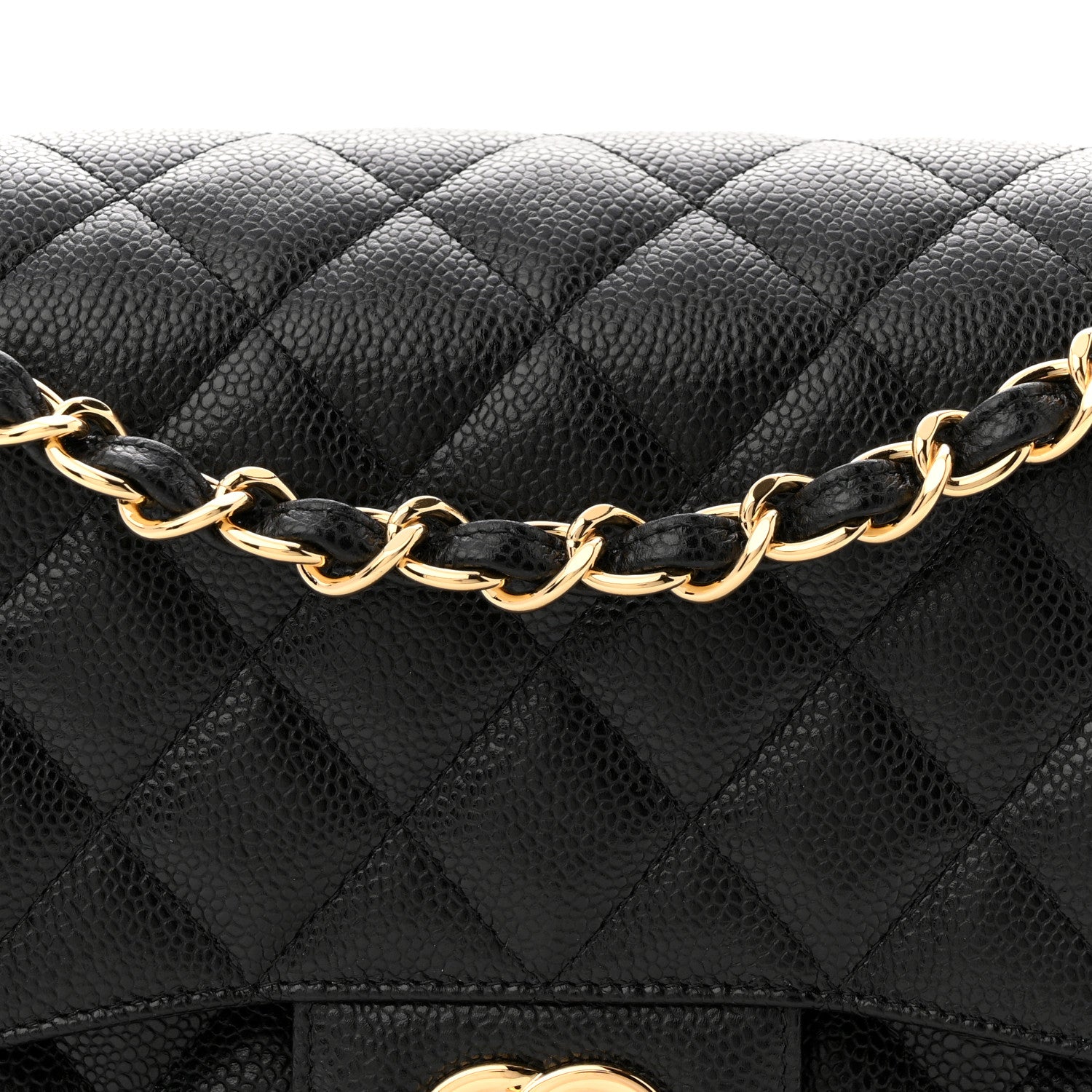 Chanel Caviar Quilted Jumbo Double Flap Black