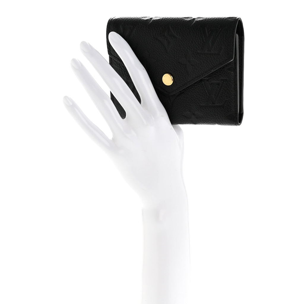 Louis Vuitton Empreinte Victorine Wallet Black