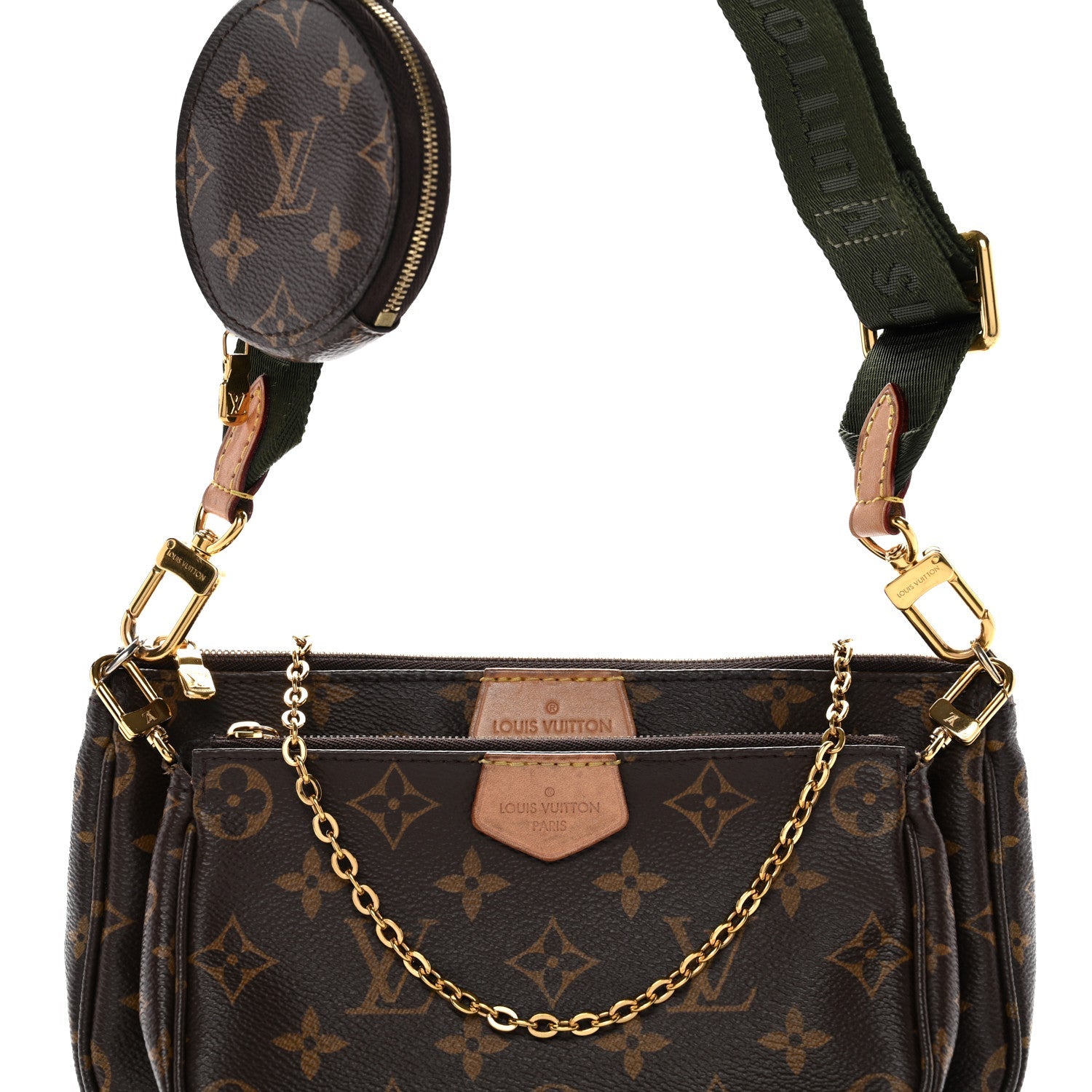 Louis Vuitton Monogram Multi Pochette Accessories Kaki