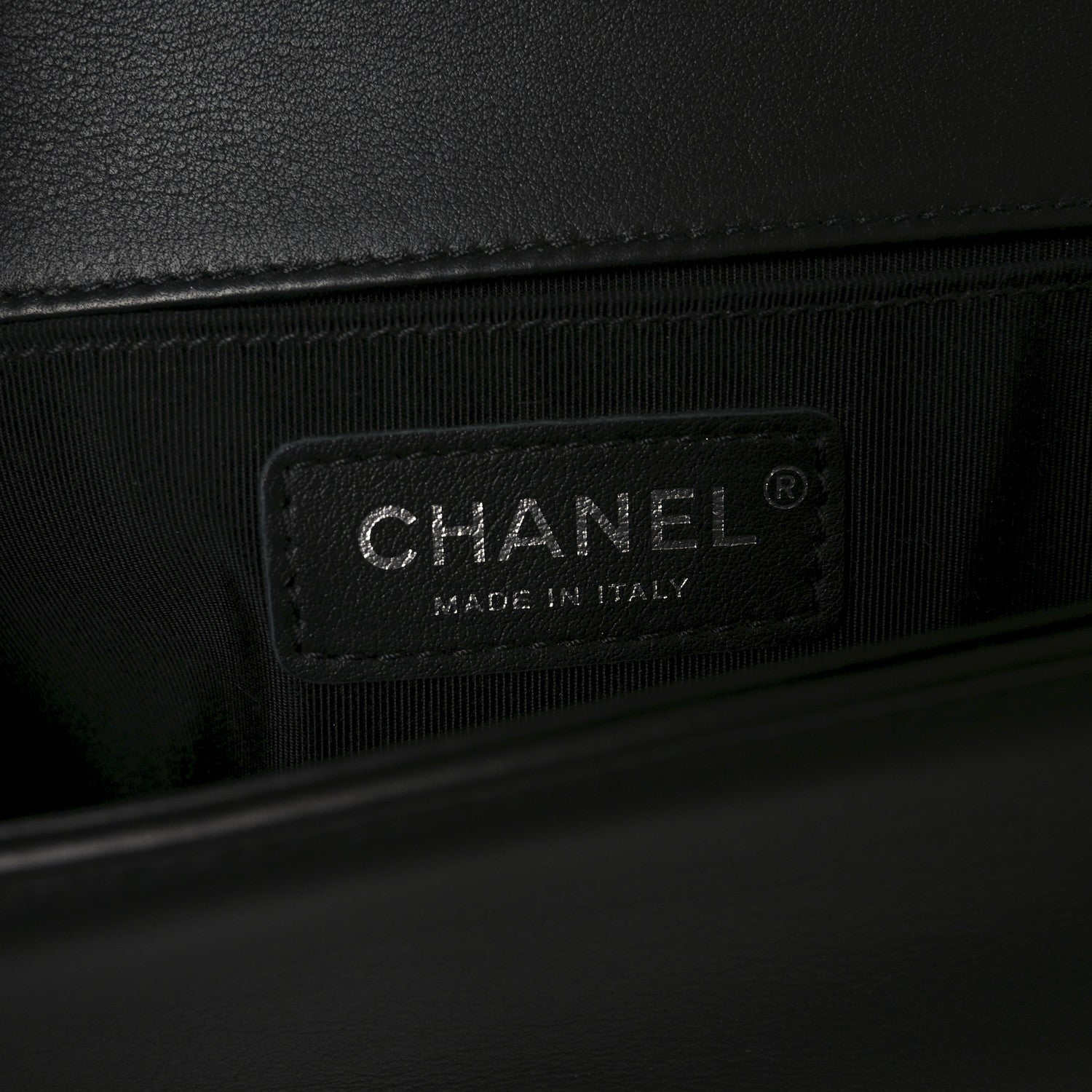 Chanel Calfskin Quilted Medium Boy Flap Black