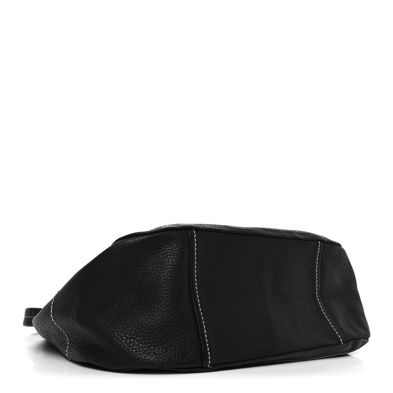 Prada Vitello Daino Hobo Black