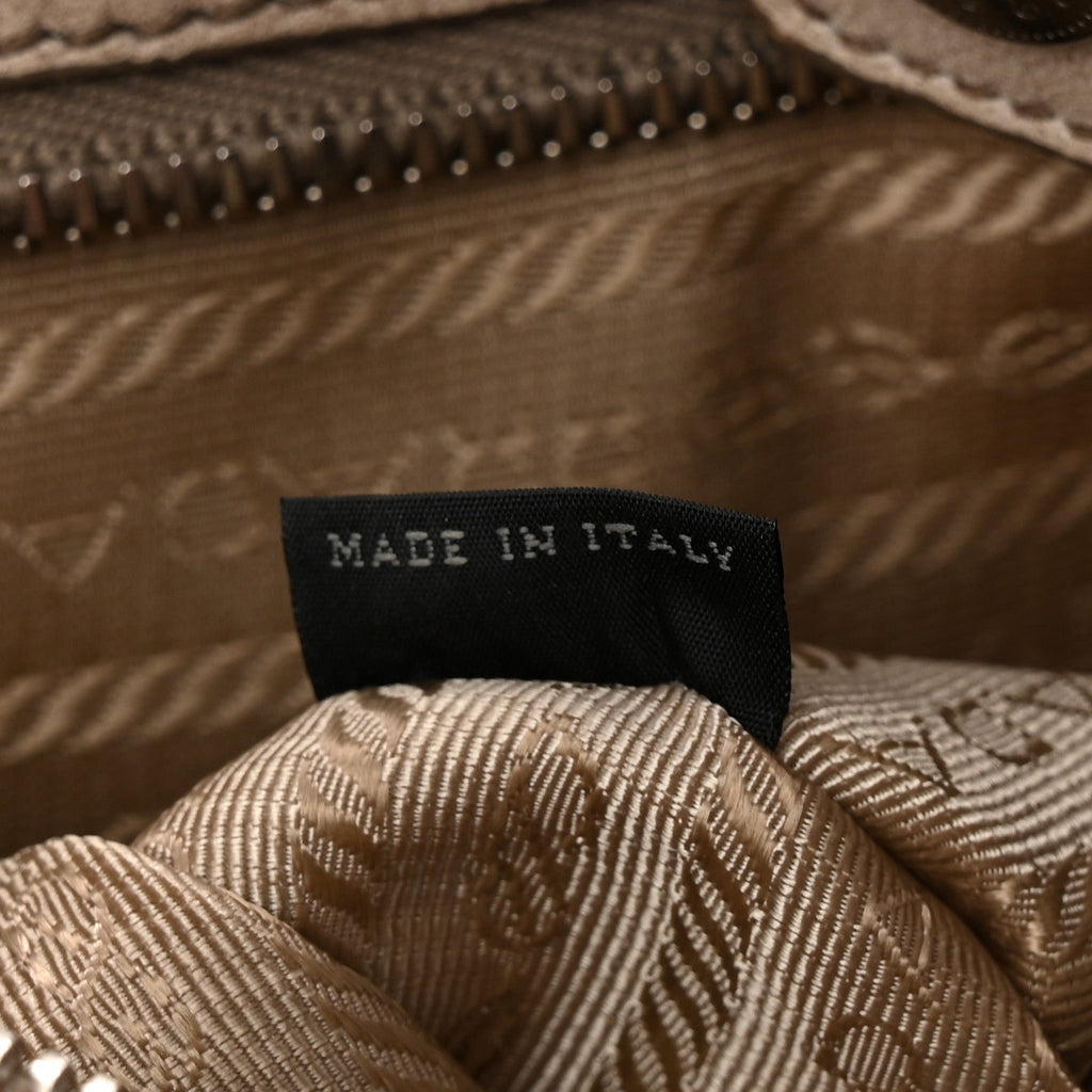 Prada Nappa Gaufre Tote Ghiaccio