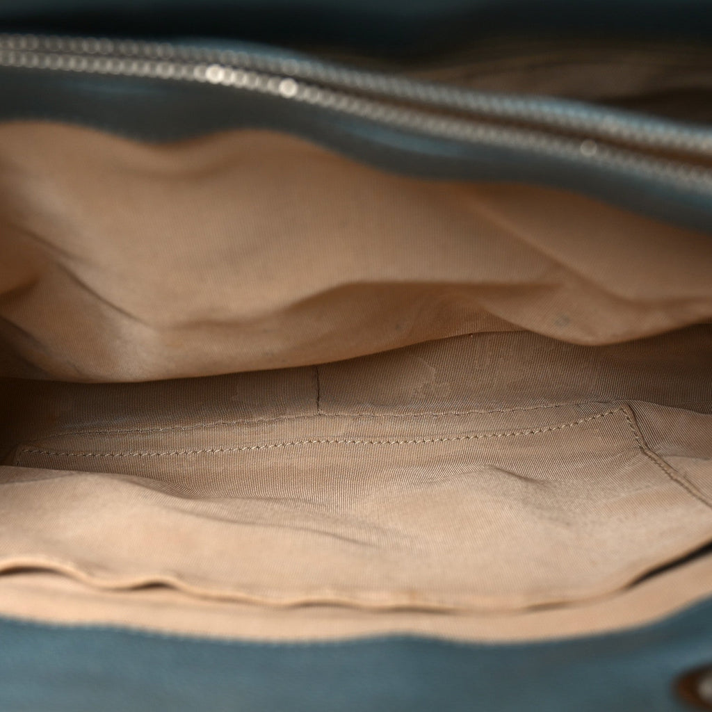Chanel Caviar Quilted Grand Shopping Tote GST Blue