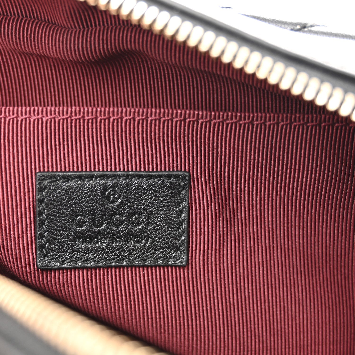 Gucci Calfskin Matelasse Small GG Marmont Camera Bag Black