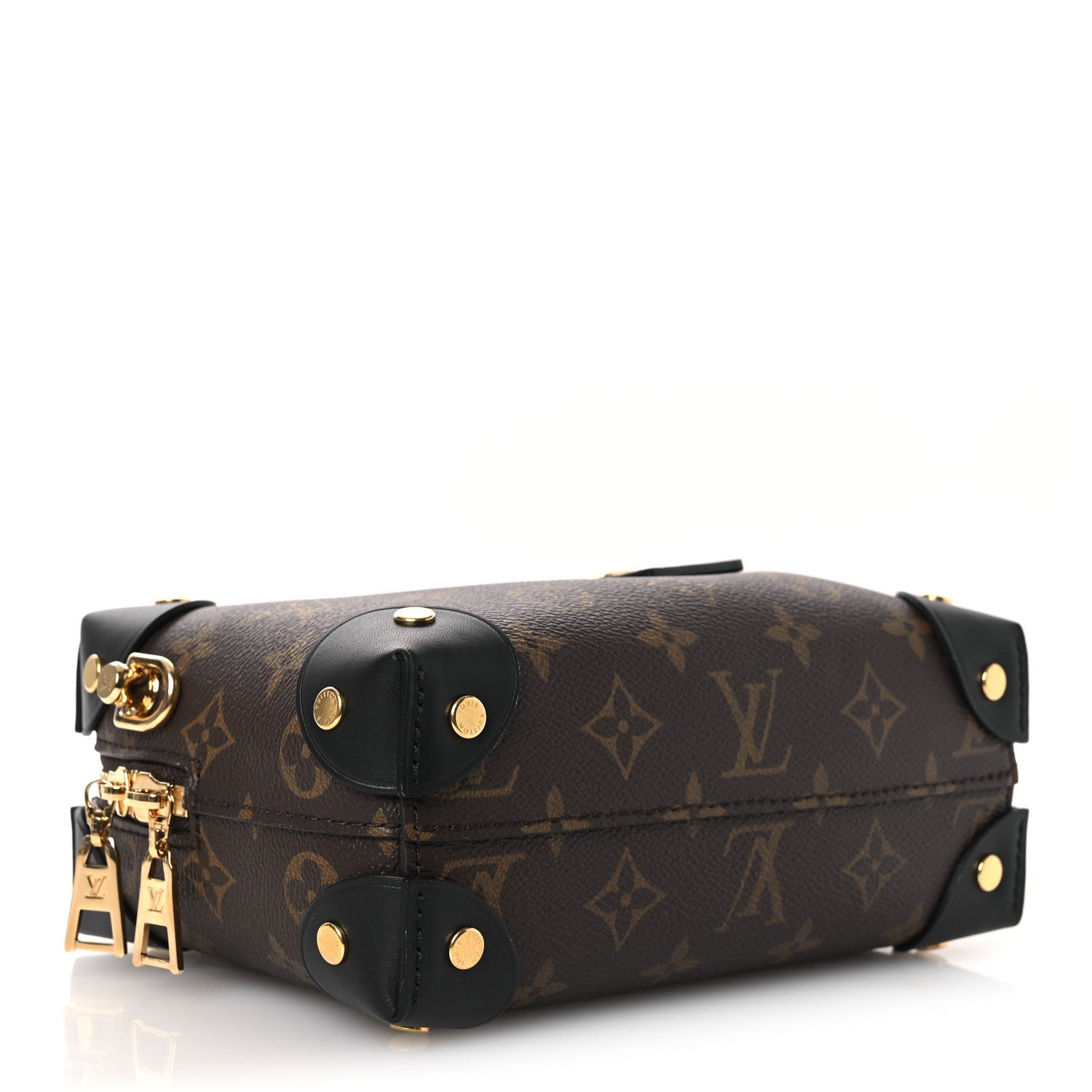 Louis Vuitton Monogram Petite Malle Souple Black