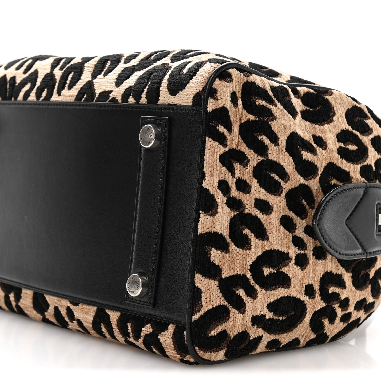 Louis Vuitton Jacquard Velvet Leopard Print Stephen Sprouse Speedy
