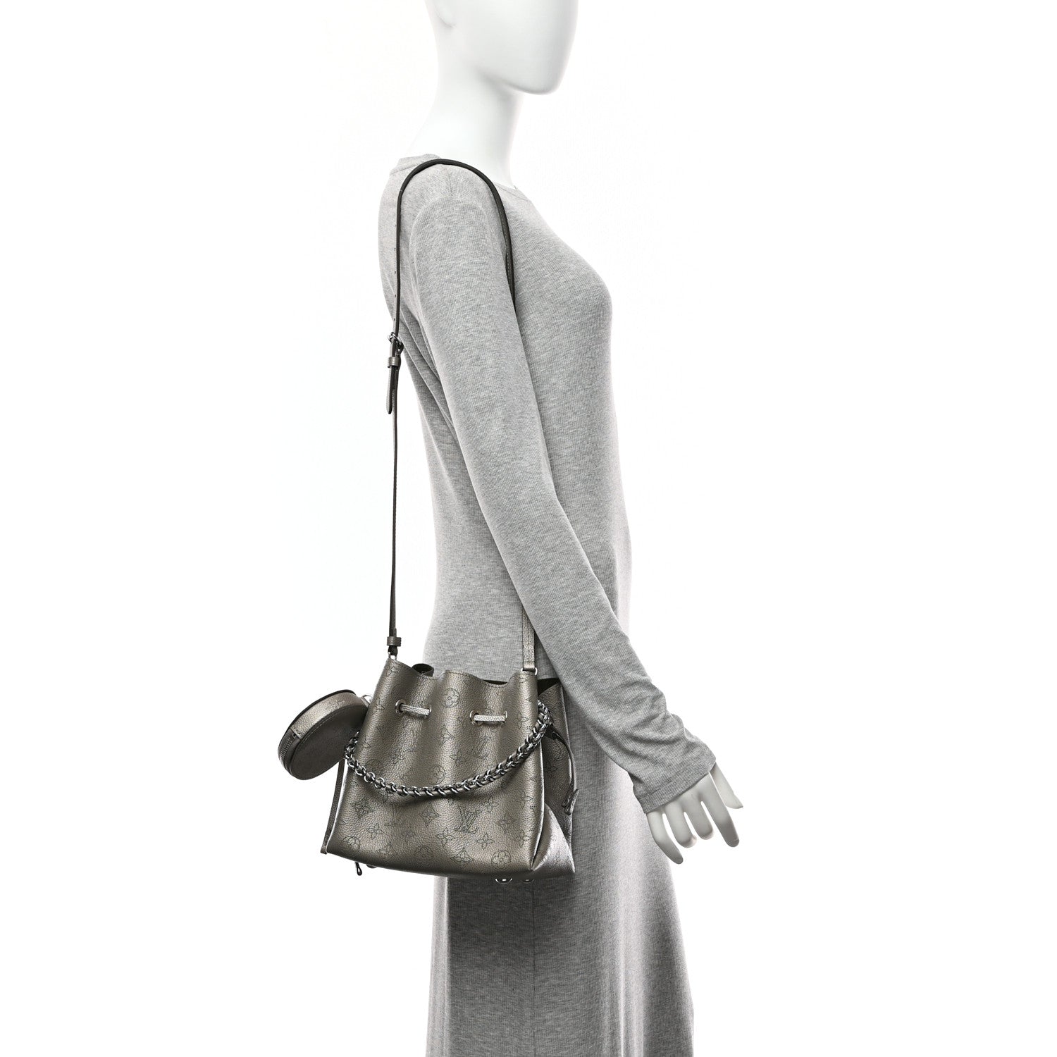 Louis Vuitton Metallic Mahina Bella Gris Souris