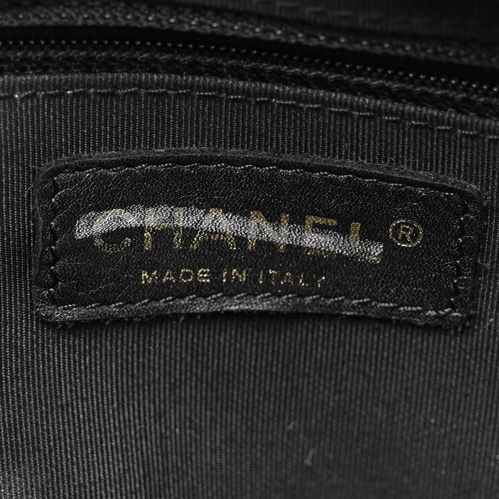 Chanel Caviar Quilted Petit Timeless Tote PTT Black