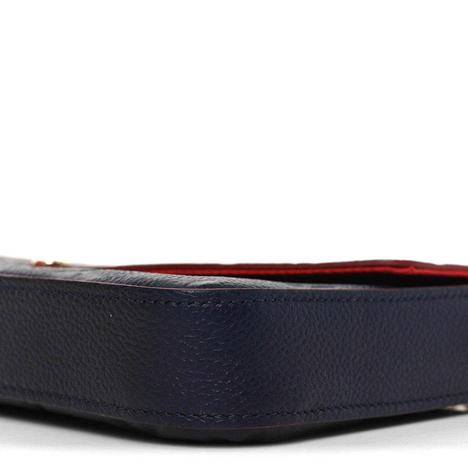 Louis Vuitton Empreinte Pochette Felicie Chain Wallet Marine Rouge