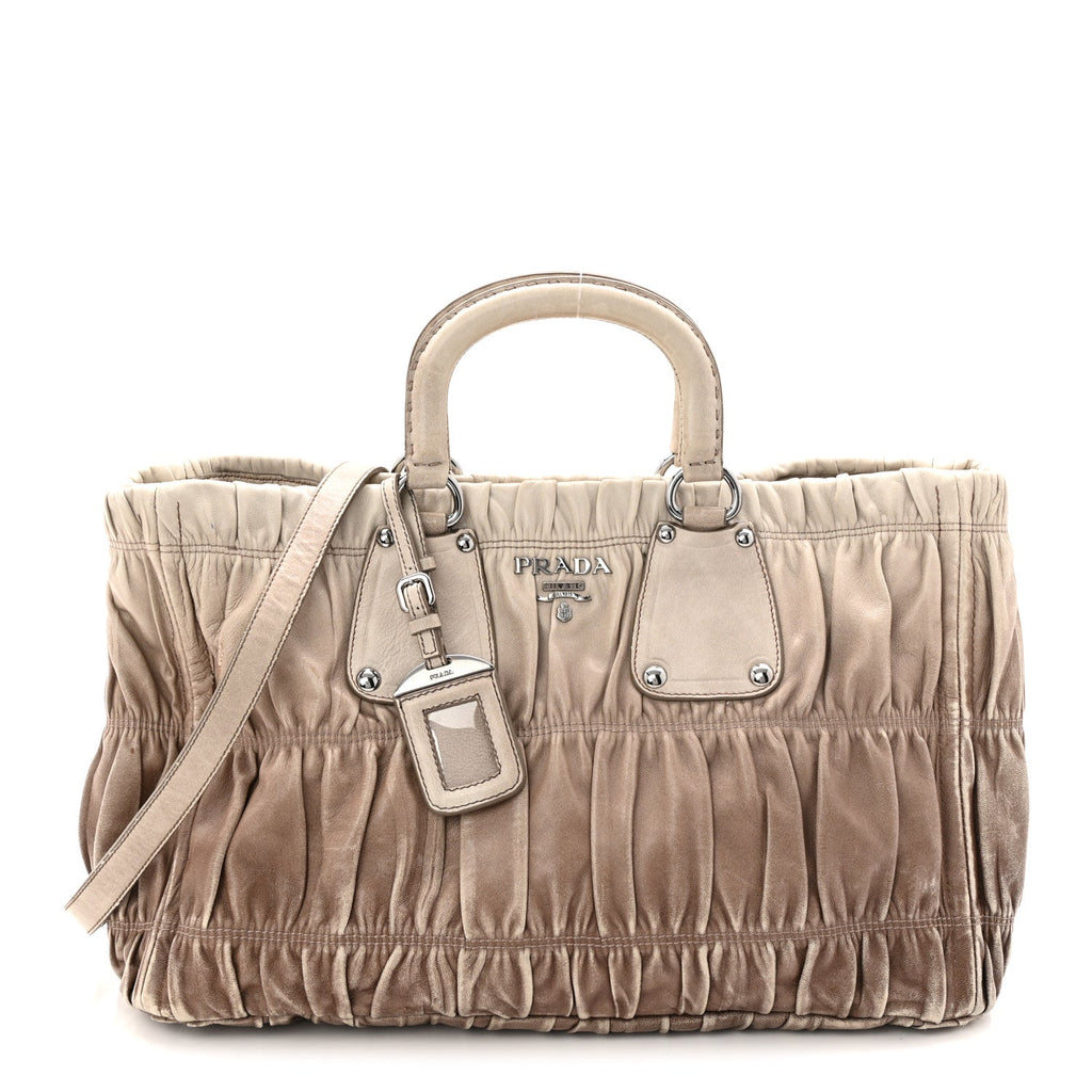 Prada Nappa Gaufre Tote Ghiaccio