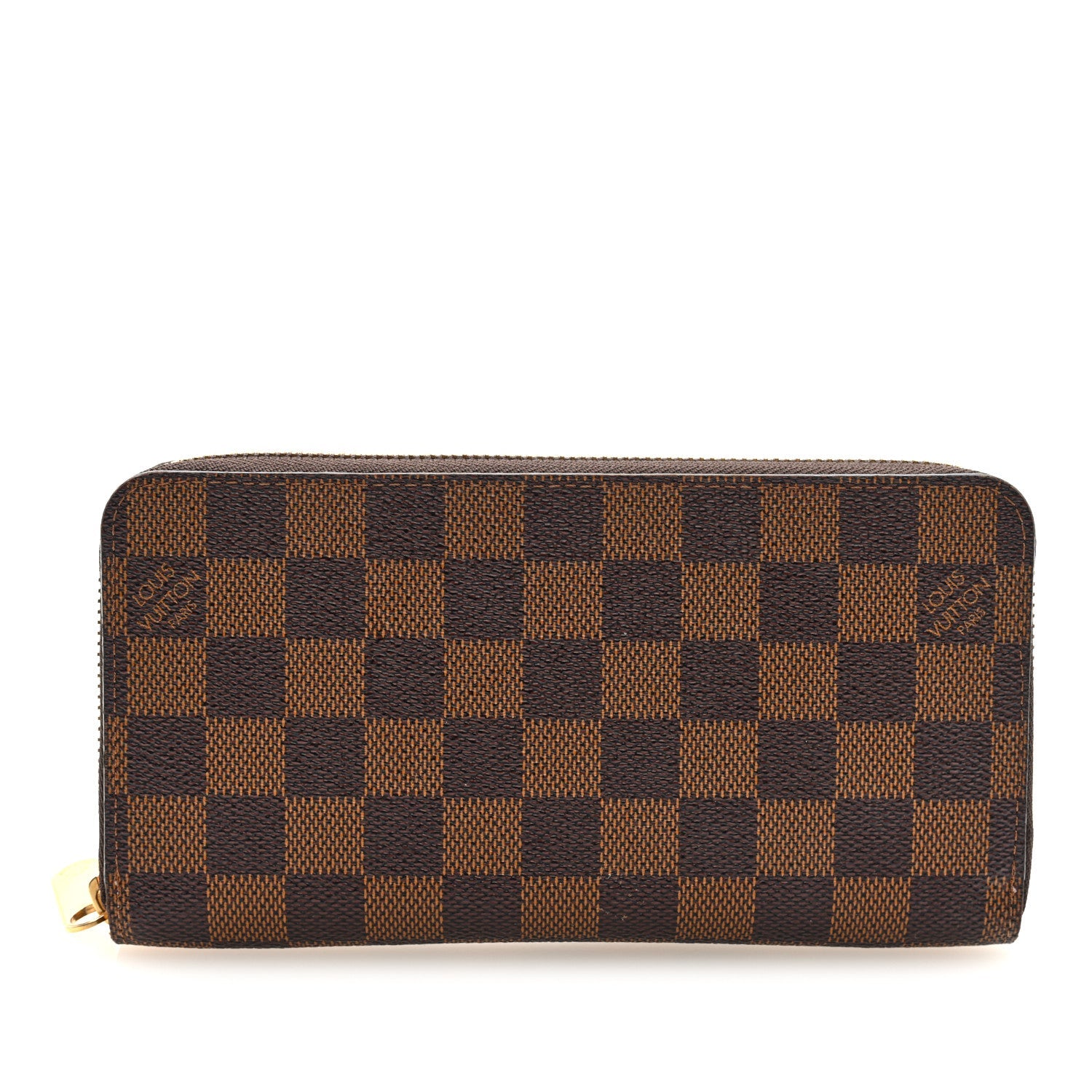 Louis Vuitton Damier Ebene Zippy Wallet Rose Ballerine