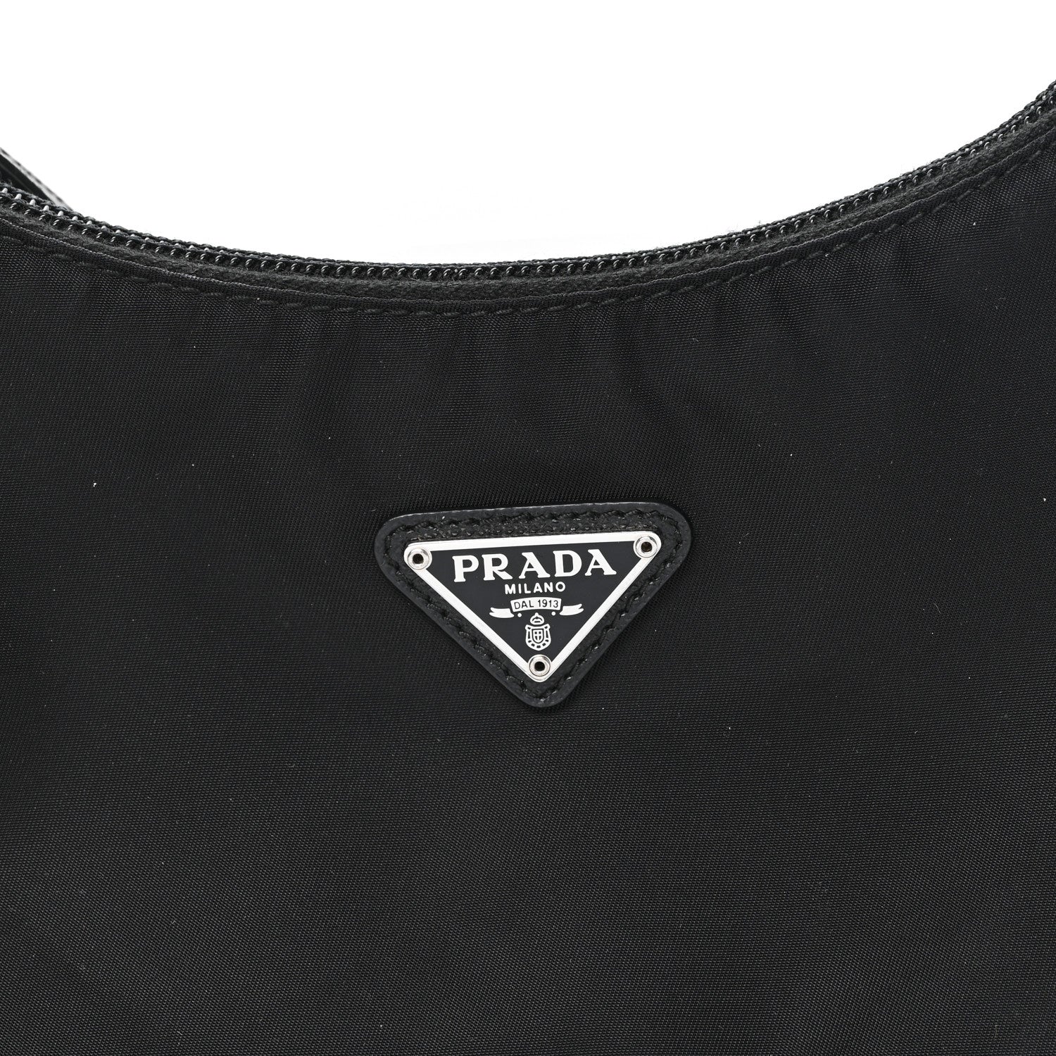 Prada Tessuto Nylon Mini Re-Edition 2000 Bag Black