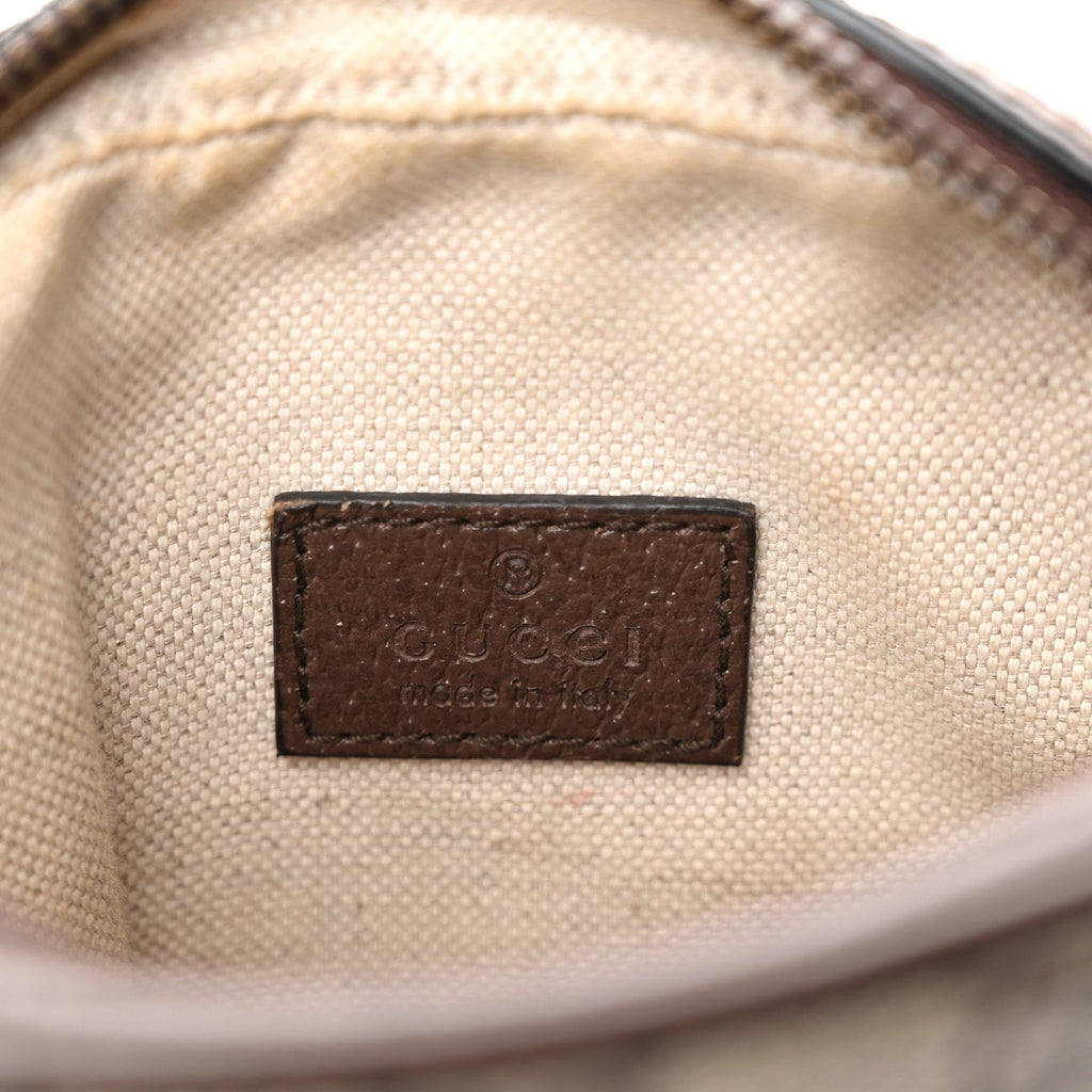 Gucci GG Supreme Monogram Web Mini Ophidia Messenger Brown