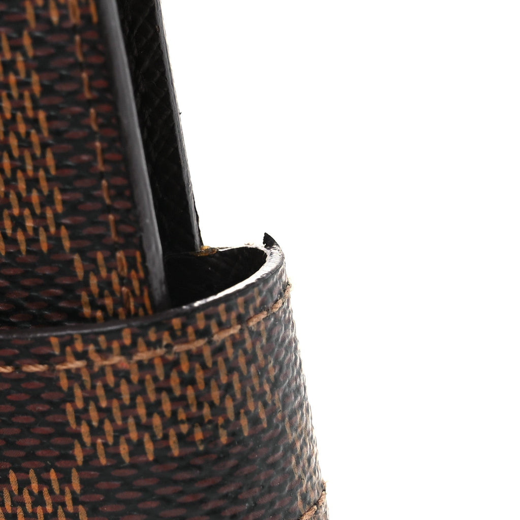 Louis Vuitton Damier Ebene Small Ring Agenda Cover