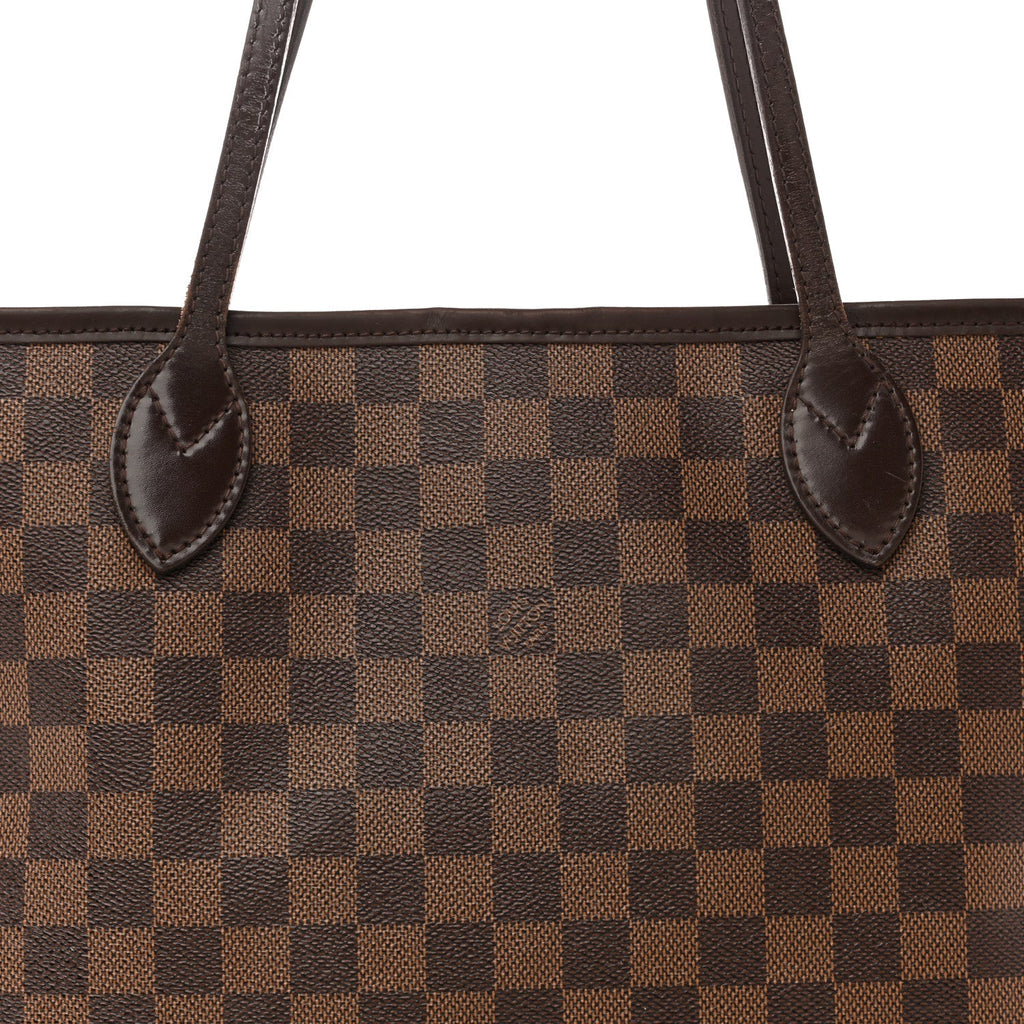 Louis Vuitton Damier Ebene Neo Neverfull MM Rose Ballerine