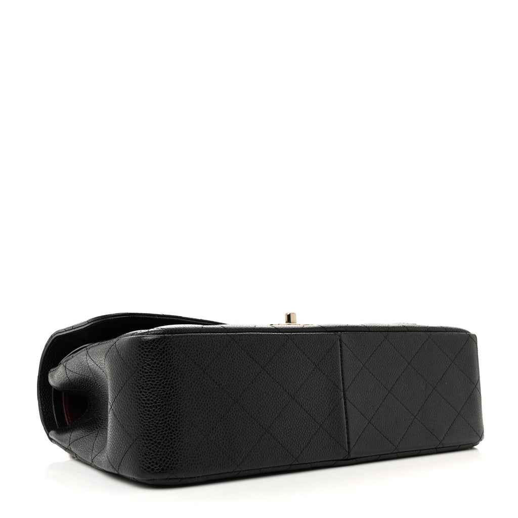 Chanel Caviar Quilted Jumbo Double Flap Black
