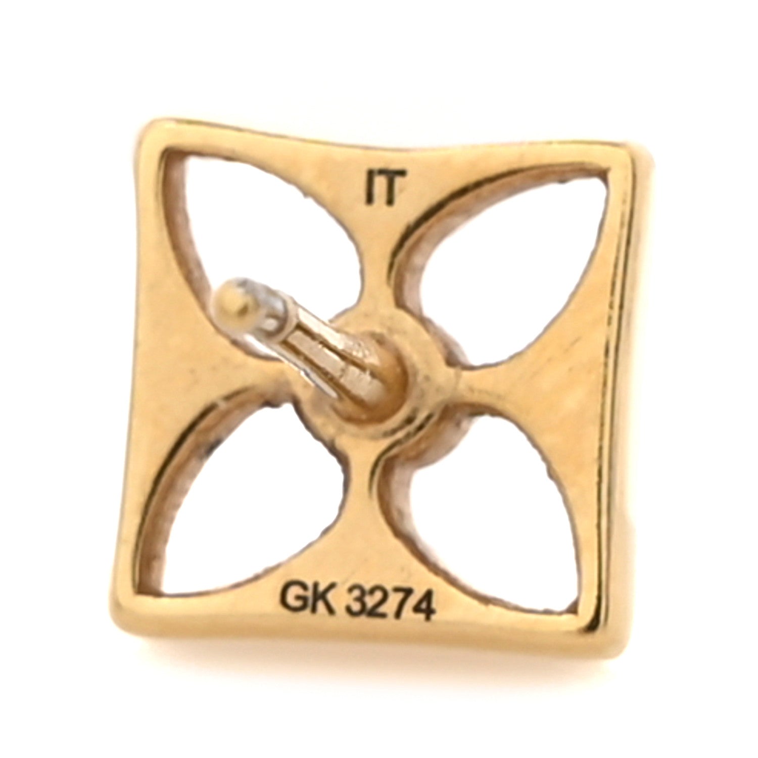 Louis Vuitton Metal Crazy In Lock Earrings Set Gold