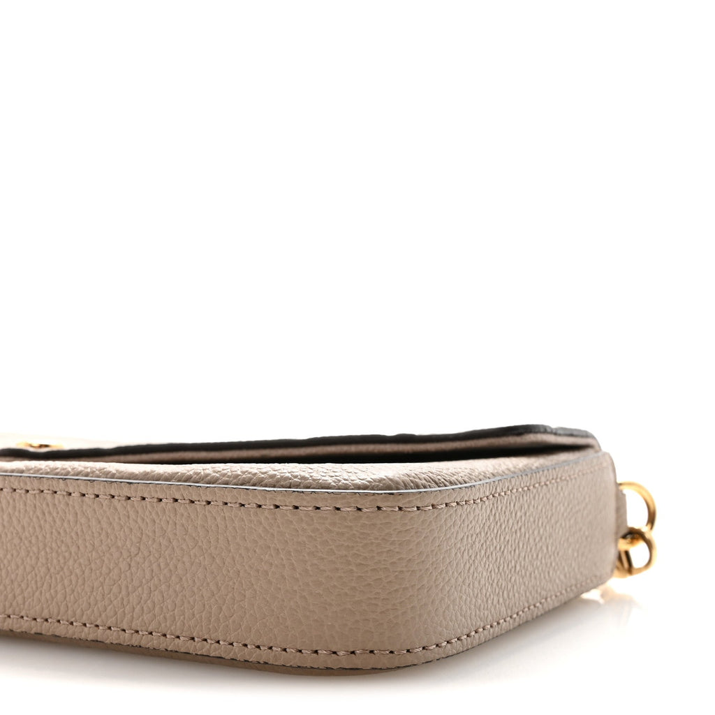 Louis Vuitton Empreinte Pochette Felicie Chain Wallet Tourterelle