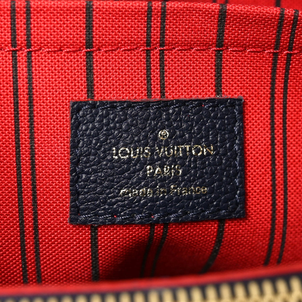 Louis Vuitton Empreinte Montaigne MM Marine Rouge