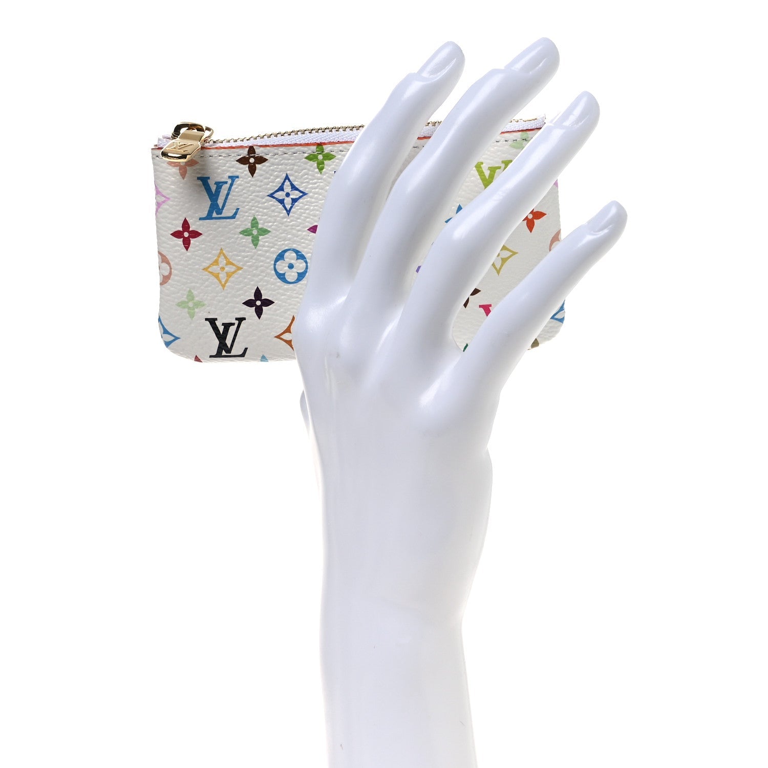 Louis Vuitton LV X TM Monogram Multicolor Key Pouch White