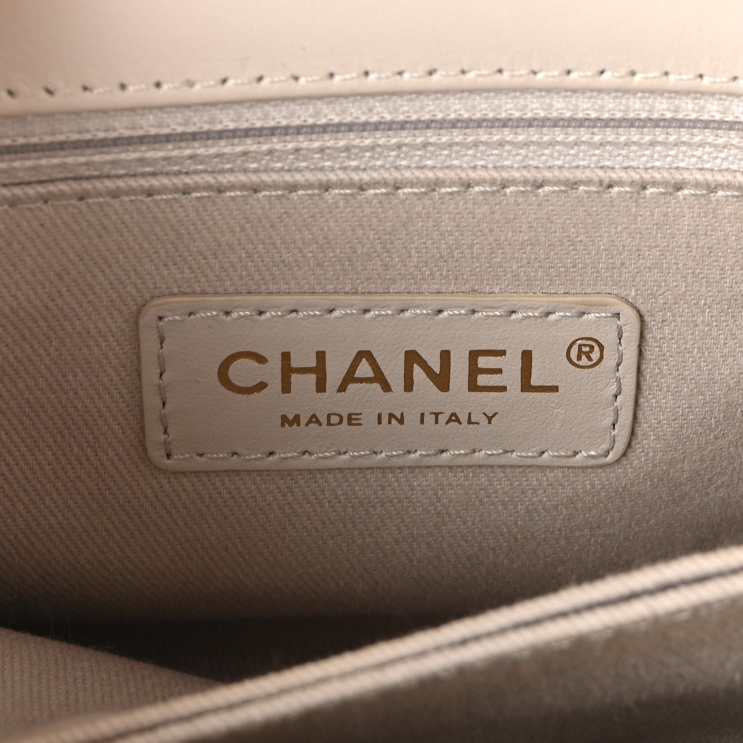 Chanel Calfskin Chevron Quilted Mini Coco Handle Flap Rose Pale